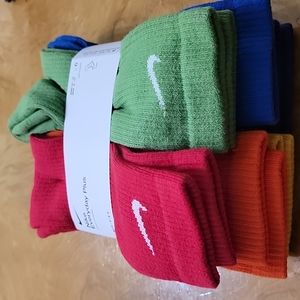 COPY - COPY - COPY - Unisex Nike Crew Socks,size Men 8-12 Wmn 10-13 colors,Red,…